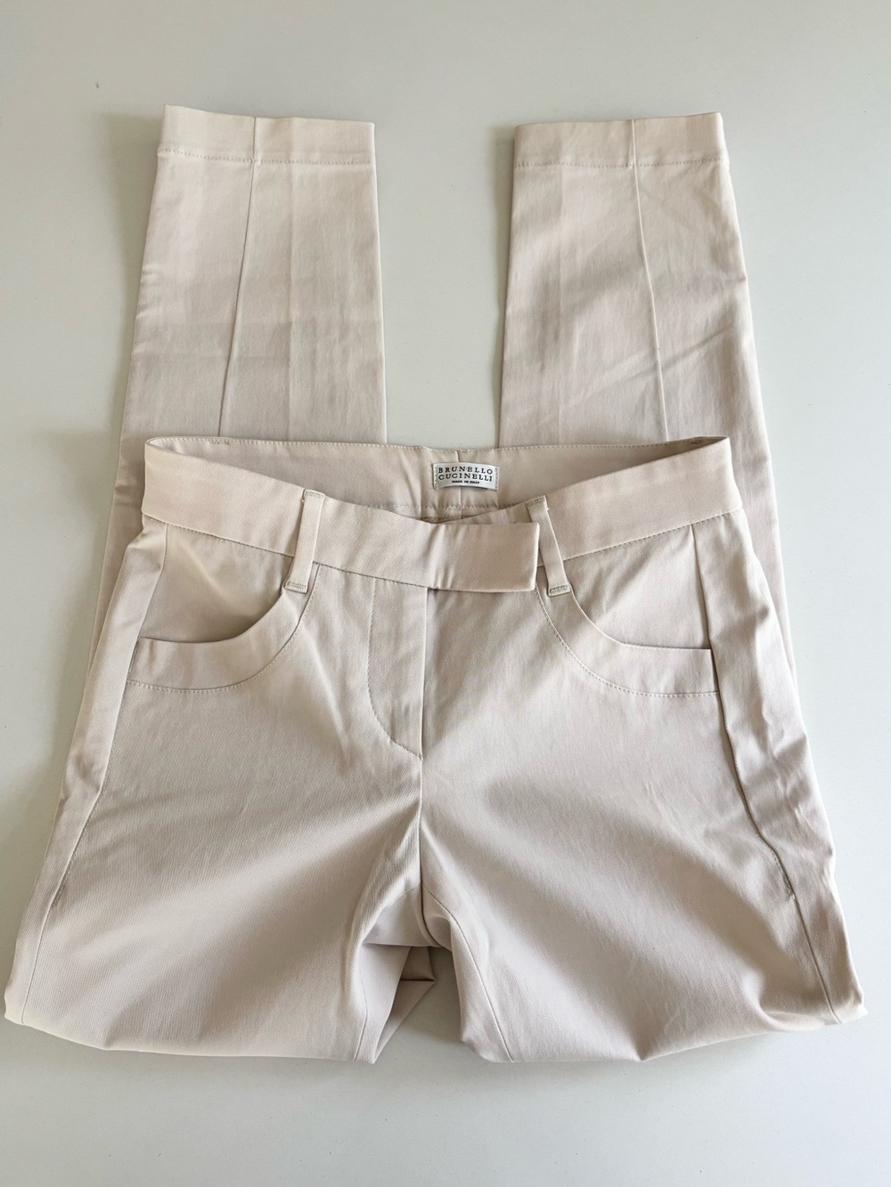 Brunello Cucinelli Beige Trousers 2